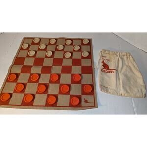 Vintage 1977 Rare Poucho Checkers Gabriel Complete